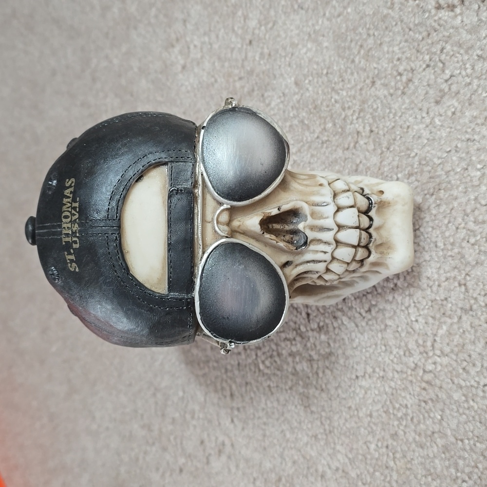 St. Thomas Skeleton Head Coin Bank